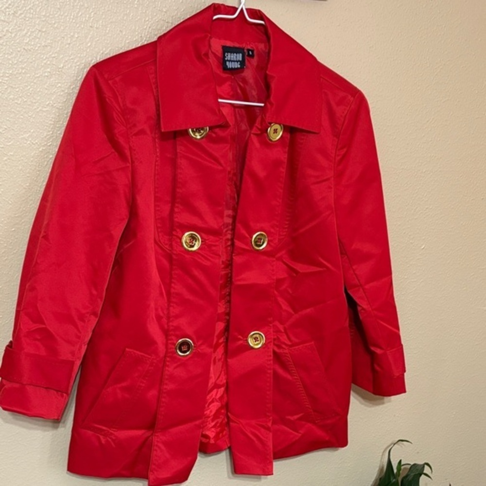 Sharon Young Vibrant Red Jacket